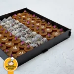 سینی میکس حلوا و توپک خرما