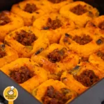 سینی ته‌چین لوبیا پلو