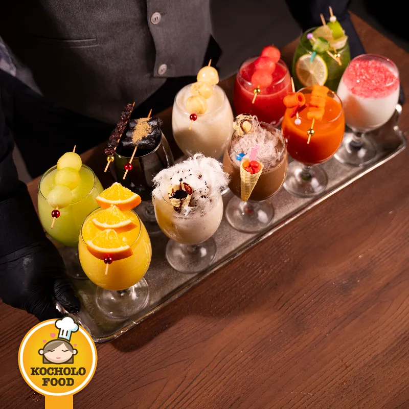 سرو نوشیدنی در محل